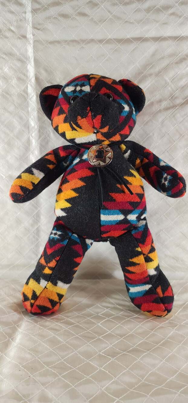 Rare GUND Billy Blankets Pendleton Teddy Bear #45583 Southwestern Plush 12"